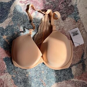 NWT Lively Seamless Tan Lace Bra